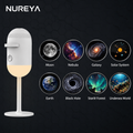 NUREYA Immersive Galaxy Projector | 8-in-1 Cyberpunk Vibe Night Light with Adjustable Focus