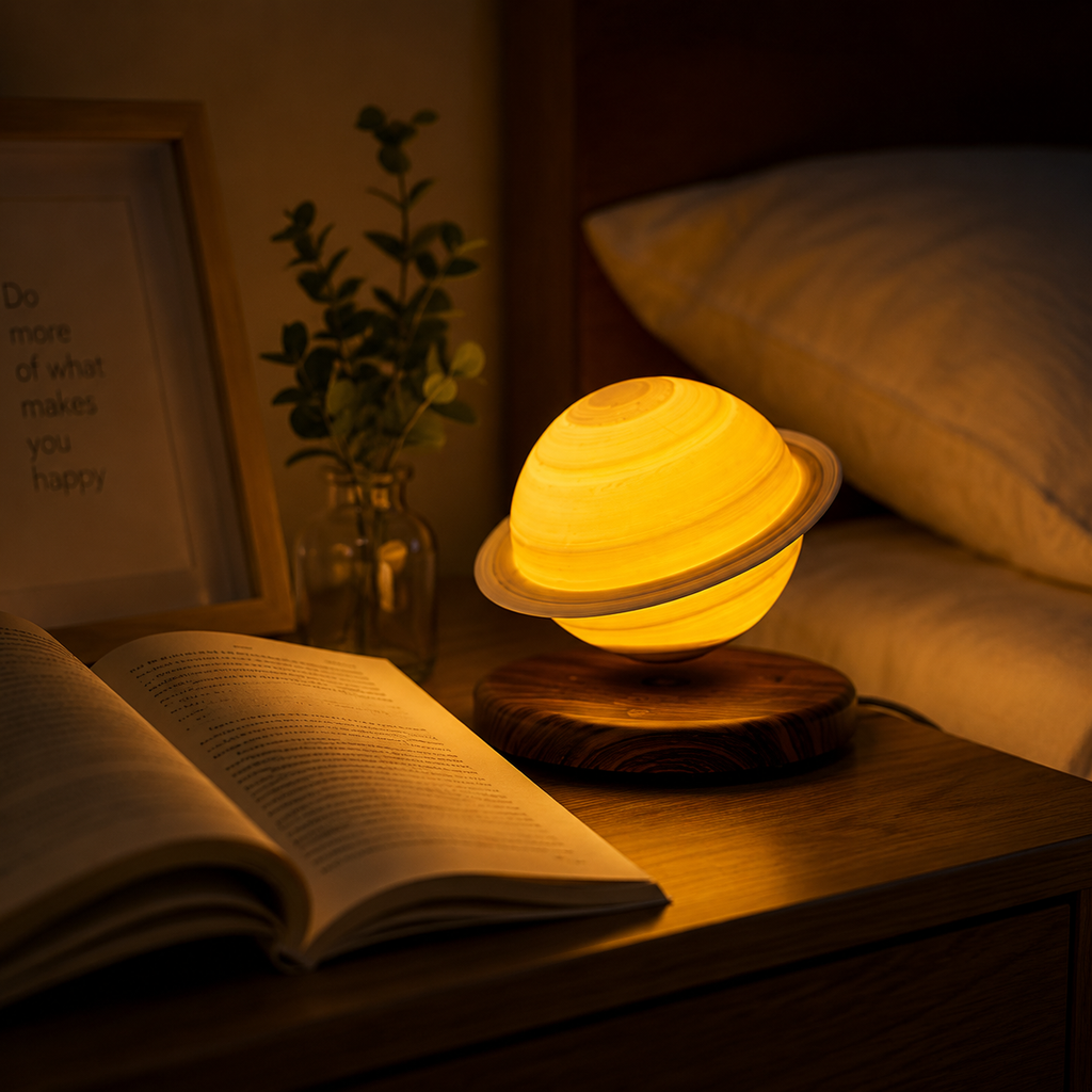 NUREYA FerroVibe | Cyberpunk Magnetic Fluid Rhythm Lamp & Industrial Desktop Aesthetics