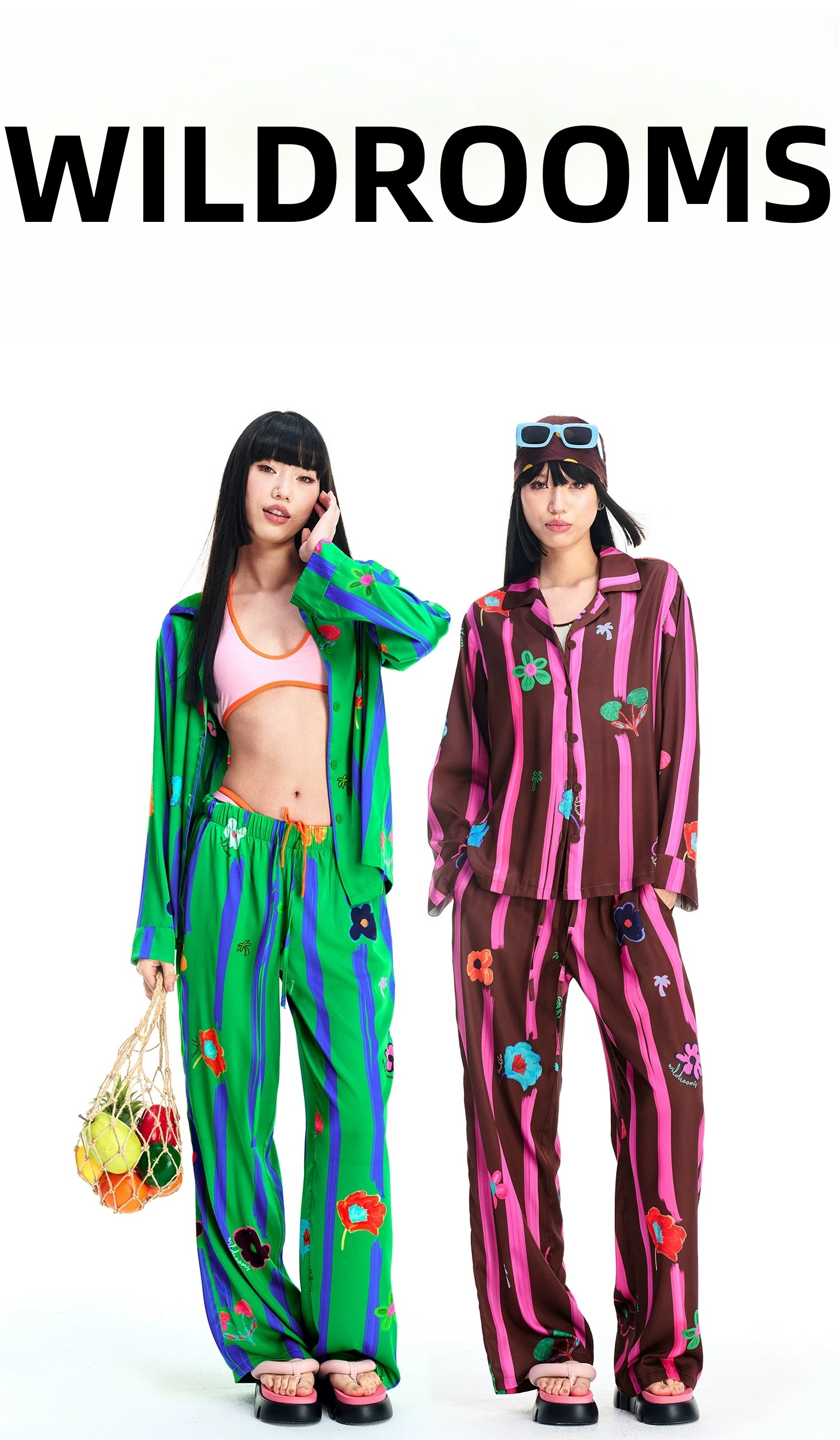 Floral Print Lounge Set for Women – Relaxed Fit Pajama Set