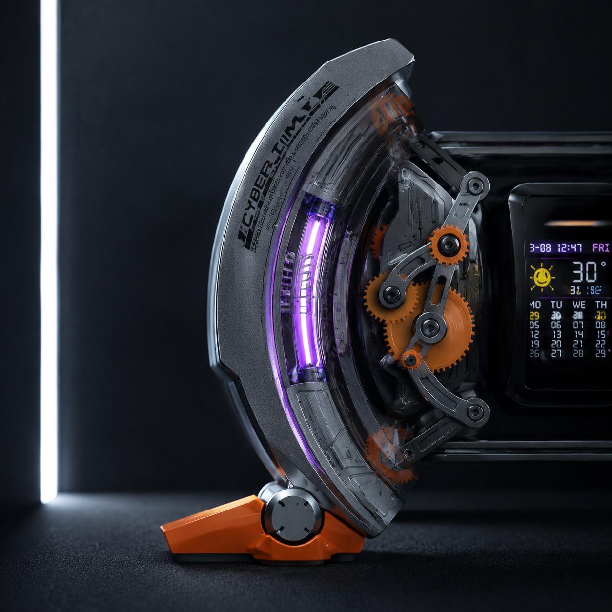 NUREYA CyberClock | Multi-Screen Smart Pixel Display & Custom Anime Desktop Hub